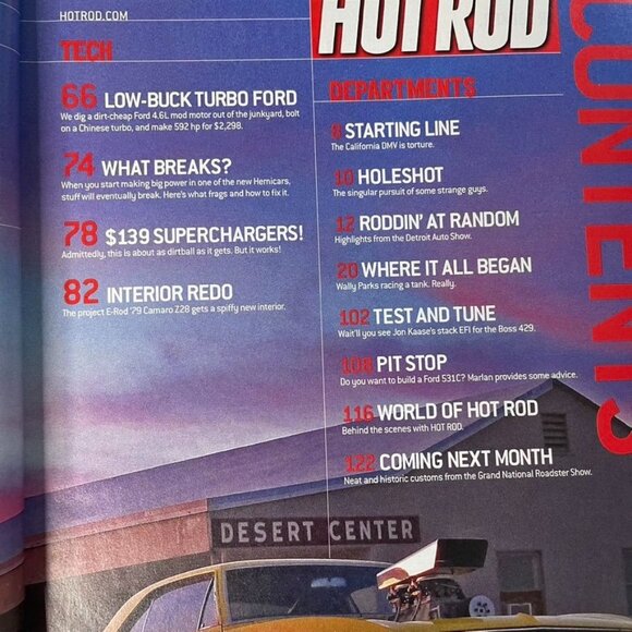 Hot Rod Magazine u May 2011 427 Cobra s 750HP Super Snake 592 HP with One Mod - Picture 4 of 4